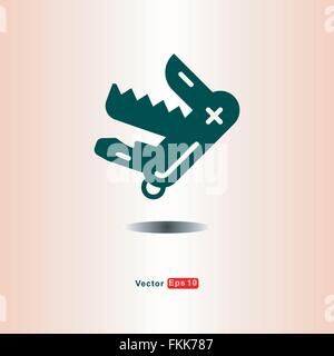 Swiss Army Knife Stock Vector