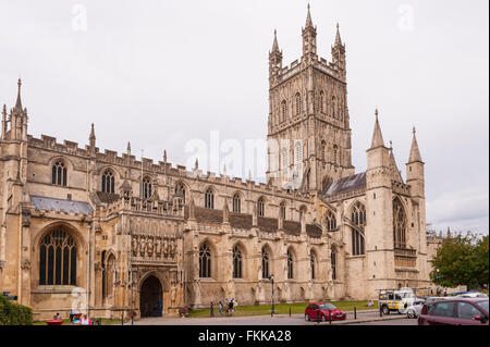 The Cathedral at Gloucester , Gloucestershire , England , Britain , Uk Stock Photo