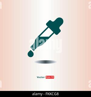 drop pipette Stock Vector