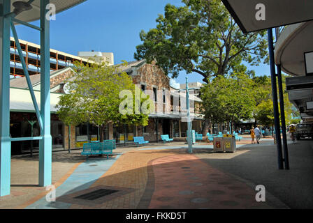 The Mall in downtown Darwin Australia Stock Photo