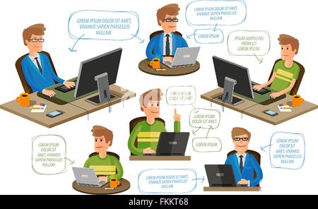 business, office, education icons set. vector illustration Stock Vector