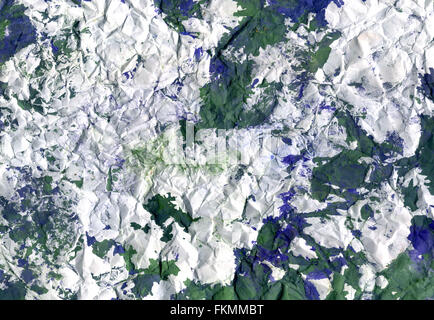 Raster texture on crumpled and worn paper Stock Photo