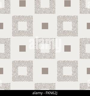 Vector seamless pattern of intertwined ribbons Stock Vector