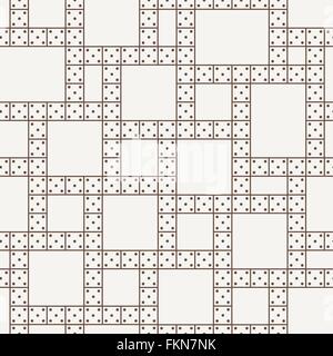 Vector seamless pattern of the dominoes Stock Vector