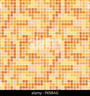 Vector seamless pattern of randomly connected squares Stock Vector