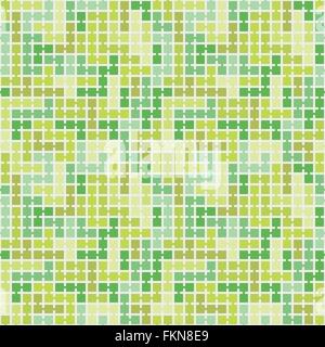 Vector seamless pattern of randomly connected squares Stock Vector