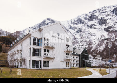 The Fretheim Hotel in Flåm, Norway Stock Photo