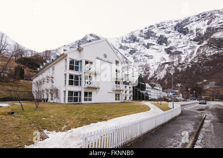 The Fretheim Hotel in Flåm, Norway Stock Photo