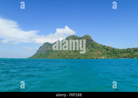 Landscape view in Sipadan Bodgaya Island located in Semporna, Sabah. Stock Photo