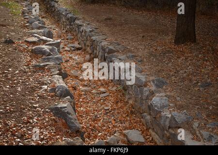 Haynes mining ditch, Columbia State Historic Park, California Stock Photo