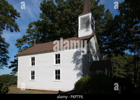 Mount Pleasant Church in Tanglewood Park, Forsyth County, North Carolina. Stock Photo