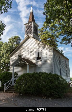 Mount Pleasant Church in Tanglewood Park, Forsyth County, North Carolina. Stock Photo
