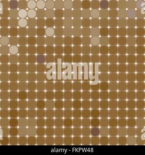 SandBricks Mosaic from multi-colored circles Stock Vector