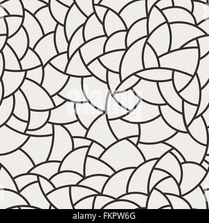 Vector seamless mosaic pattern of polygonal elements Stock Vector