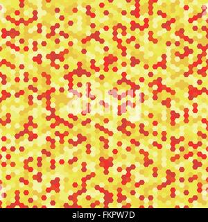 Vector background of different color hexagons Stock Vector