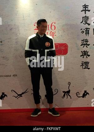 Hongkong, China. 09th Mar, 2016. Louis Koo attends the Hong Kong Film Directors' Guild in Hongkong, China on 09th March, 2016. © TopPhoto/Alamy Live News Stock Photo