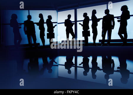 Business people cooperating in office Stock Photo