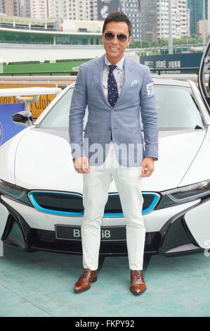 Hongkong, China. 09th Mar, 2016. Donnie Yen attends the press conference of 2016 BMW Hong Kong Derby Selections Announcement in Hongkong, China on 09th March, 2016. © TopPhoto/Alamy Live News Stock Photo