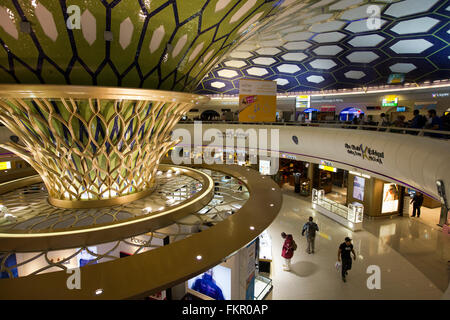 United Arab Emirates, Abu Dhabi, Airport, Duty Free shopping area Stock Photo