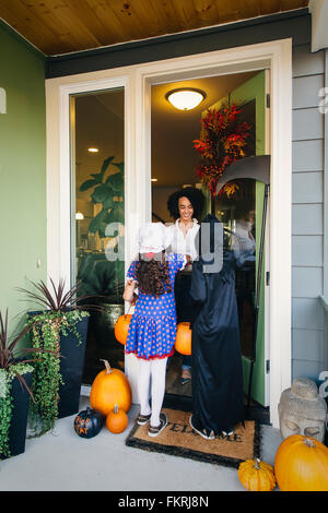 Halloween Trick Or Treat Stock Photo - Alamy