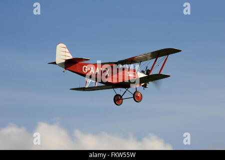 1930 Southern Martlet in flight at Old Warden Aerodrome Stock Photo