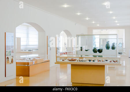 Inside the National Archaeological Museum of Tarragona, Catalonia, Spain, Europe Stock Photo