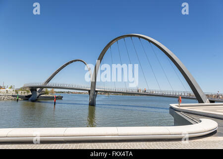 Elizabeth Quay in Perth Stock Photo