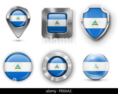 Country Flag Bages Stock Vector