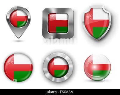 Country Flag Bages Stock Vector