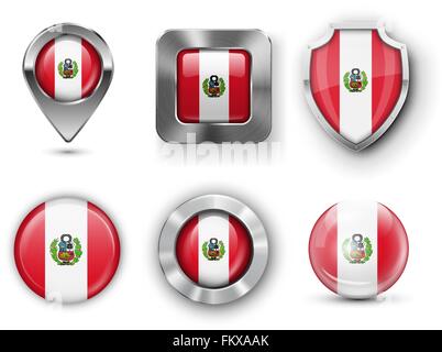 Country Flag Bages Stock Vector