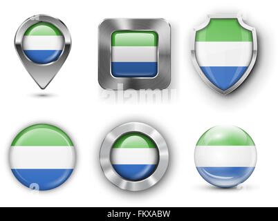 Country Flag Bages Stock Vector