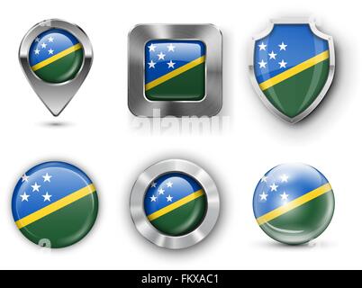 Country Flag Bages Stock Vector