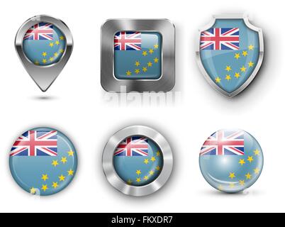 Country Flag Bages Stock Vector