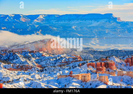 Superb view of Sunset Point, Bryce Canyon National Park at Utah Stock Photo