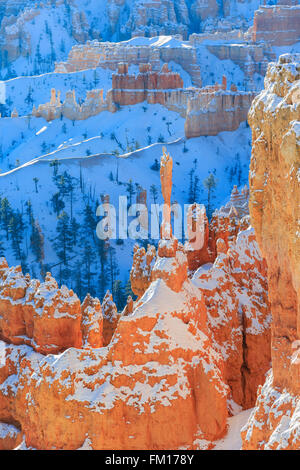 Superb view of Sunset Point, Bryce Canyon National Park at Utah Stock Photo