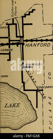 California highways; a descriptive record of road development by the state and by such counties as have paved highways (1920) Stock Photo