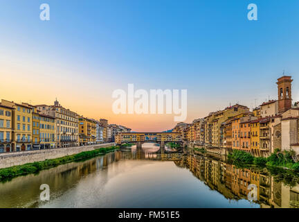 Ponte Vecchio bridge, Florence, Italy Stock Photo
