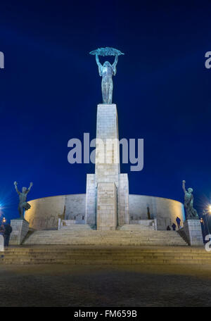 Liberty statue Budapest Stock Photo