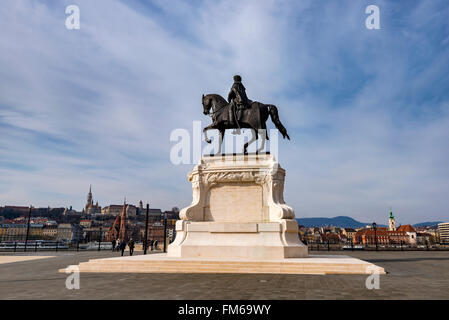 Adrassy Gyula statue in Budapest Hungary Stock Photo