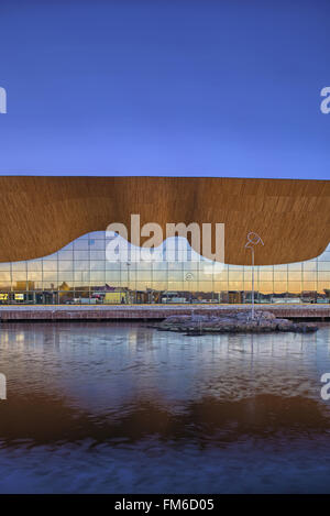 Kilden Theatre and Concert hall in Kristiansand, designed by ALA Architects and SMS arkitekter. Stock Photo