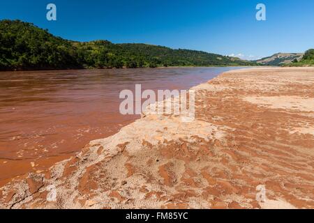 Madagascar, Menabe region Bemaraha massif, the river Tsiribihina Stock Photo