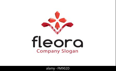 Fleora Design Illustration Stock Vector