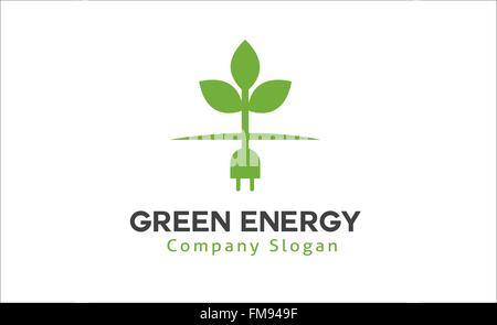 Green Energy Design Illustration Stock Vector