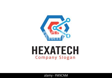 Hexagon Design Illustration Stock Vector