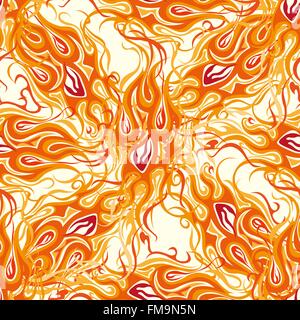 abstract fire pattern Stock Vector