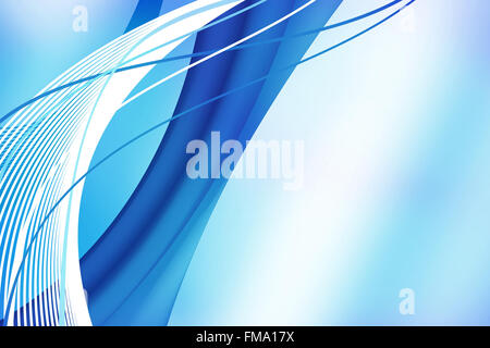 abstract, digital, illustration, energy, graphic, wave, futuristic, curve, blue, motion, modern, color, light, shape, art, Stock Photo