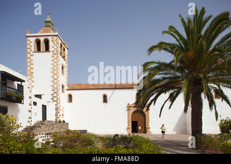 Santa Maria de Betancuria church, Betancuria village, Fuerteventura island, Canary archipelago, Spain, Europe Stock Photo