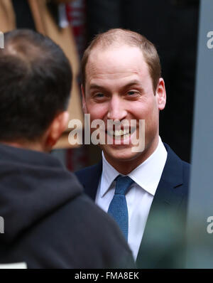 London, UK. 11th March 2016. Prince William at the urban youth charity XLP in London. Credit:  Paul Marriott/Alamy Live News Stock Photo