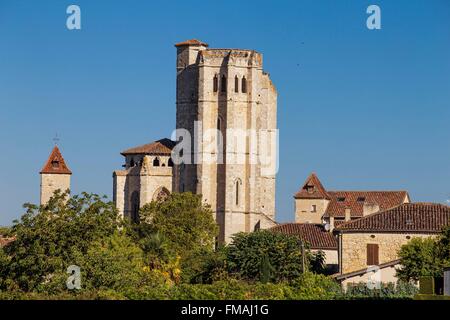 France, Gers, La Romieu, stop on the Way of St James, listed as World Heritage by UNESCO Stock Photo