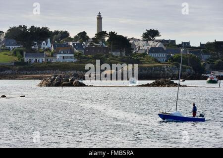 France, Finistere, Ile de Batz Stock Photo